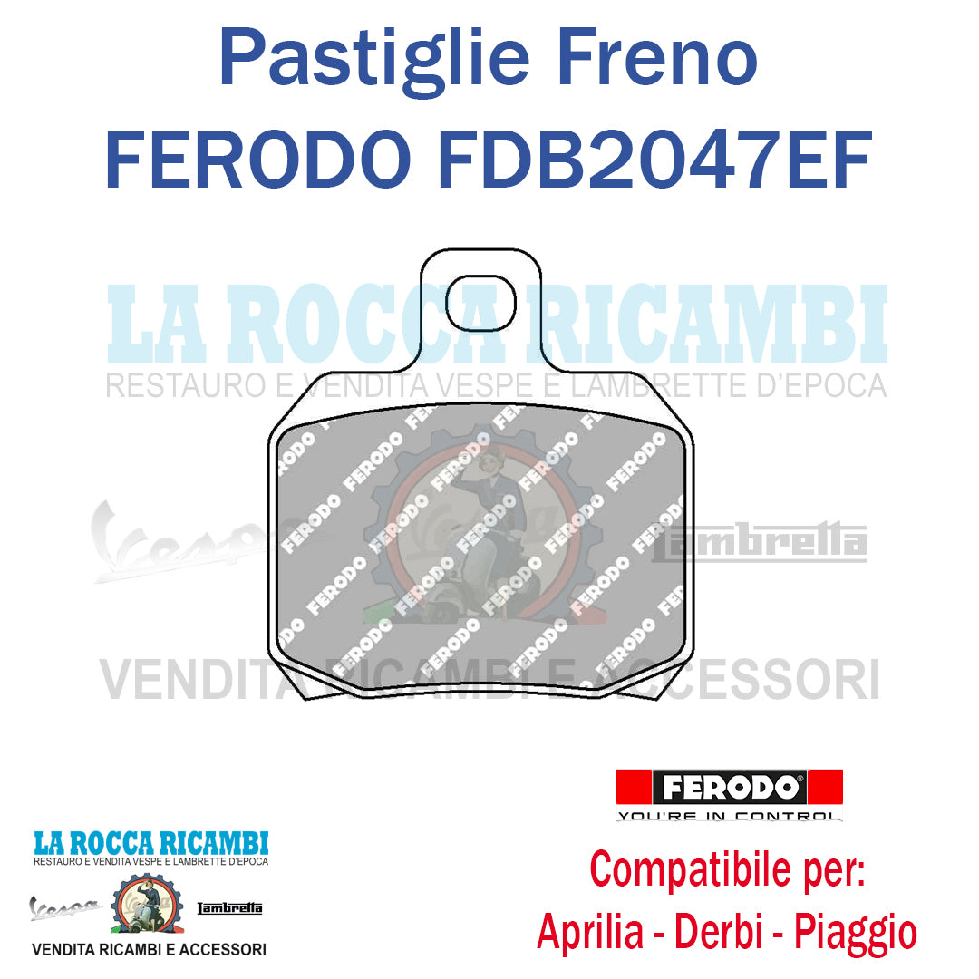 Pastiglie Freno FERODO FDB2074EF PIAGGIO BEVERLY 500 - YAMAHA X-CITY - X-MAX