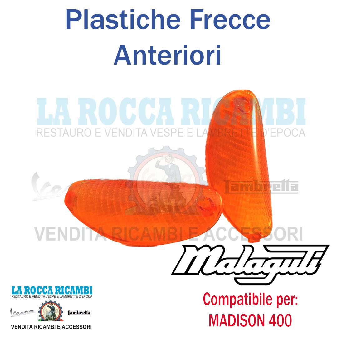 Plastiche Frecce Anteriori Arancioni MALAGUTI MADISON 400