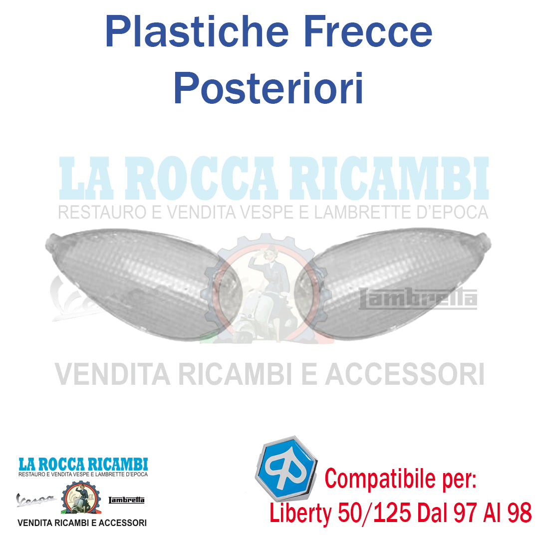 Plastiche Frecce Posteriori Trasparenti PIAGGIO LIBERTY
