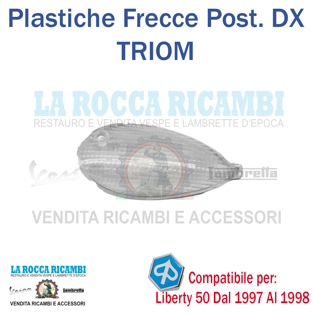 Plastica Freccia Trasparente Lato DX PIAGGIO LIBERTY