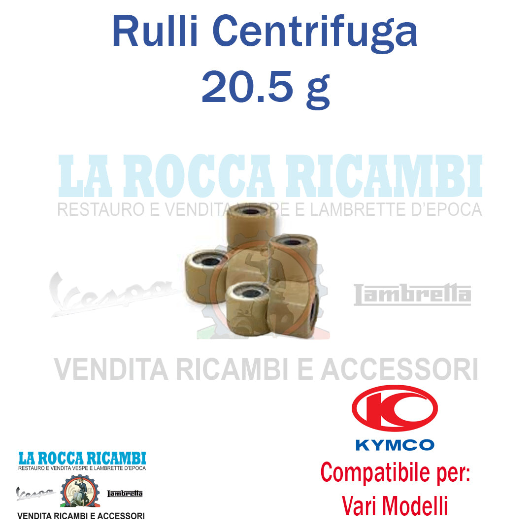 Rulli centrifuga 20.5 grammi 20x15 KYMCO 00126218