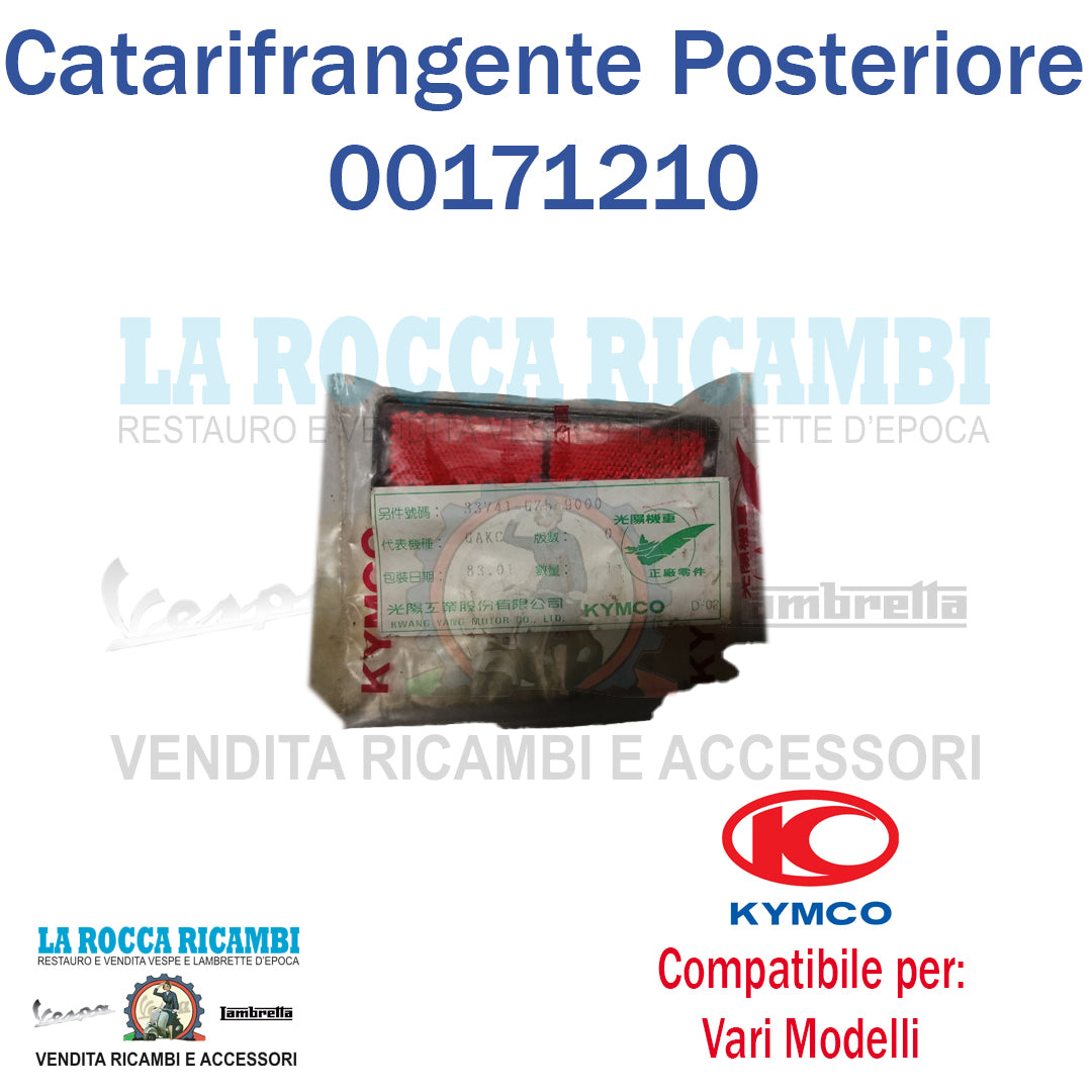 Catarifrangente posteriore per vari scooter KYMCO