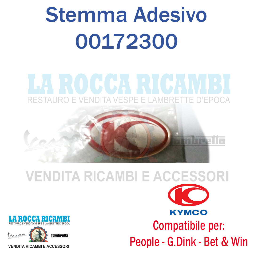 Emblema "K" KYMCO BET & WIN - DINK - FILLY - G. DINK - MOVIE - PEOPLE - SUPER 9 - VIVIO MOVIE - YUP