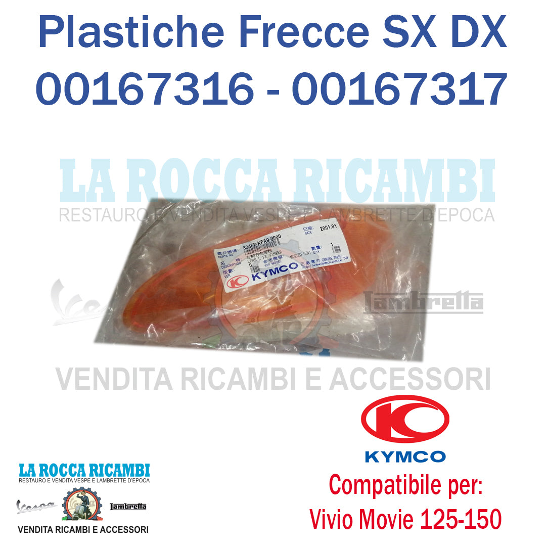 Plastiche Frecce Anteriori KYMCO VIVIO MOVIE 125/150