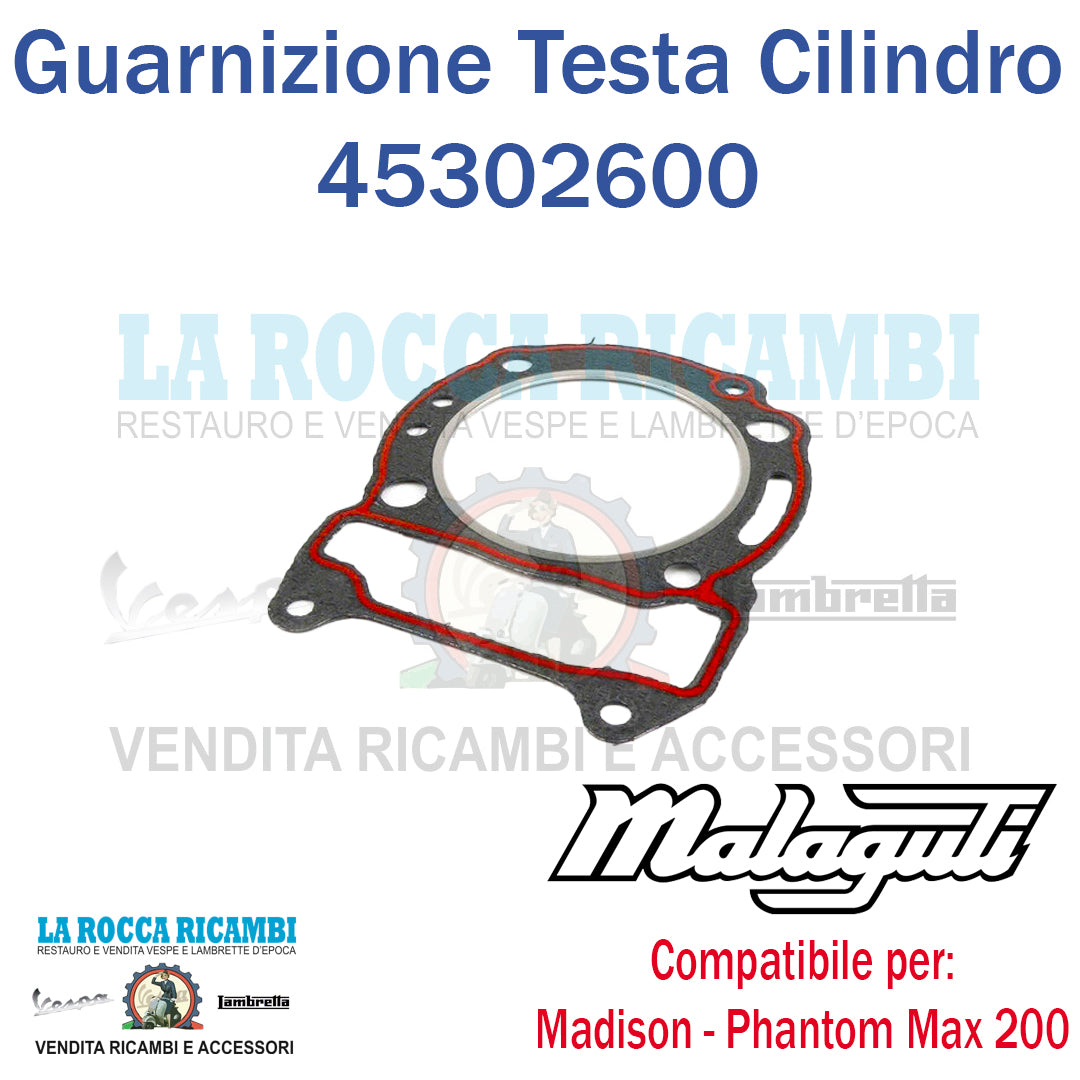 GUARNIZIONE TESTA CILINDRO ORIGINALE MALAGUTI MADISON - PHANTOM MAX 200