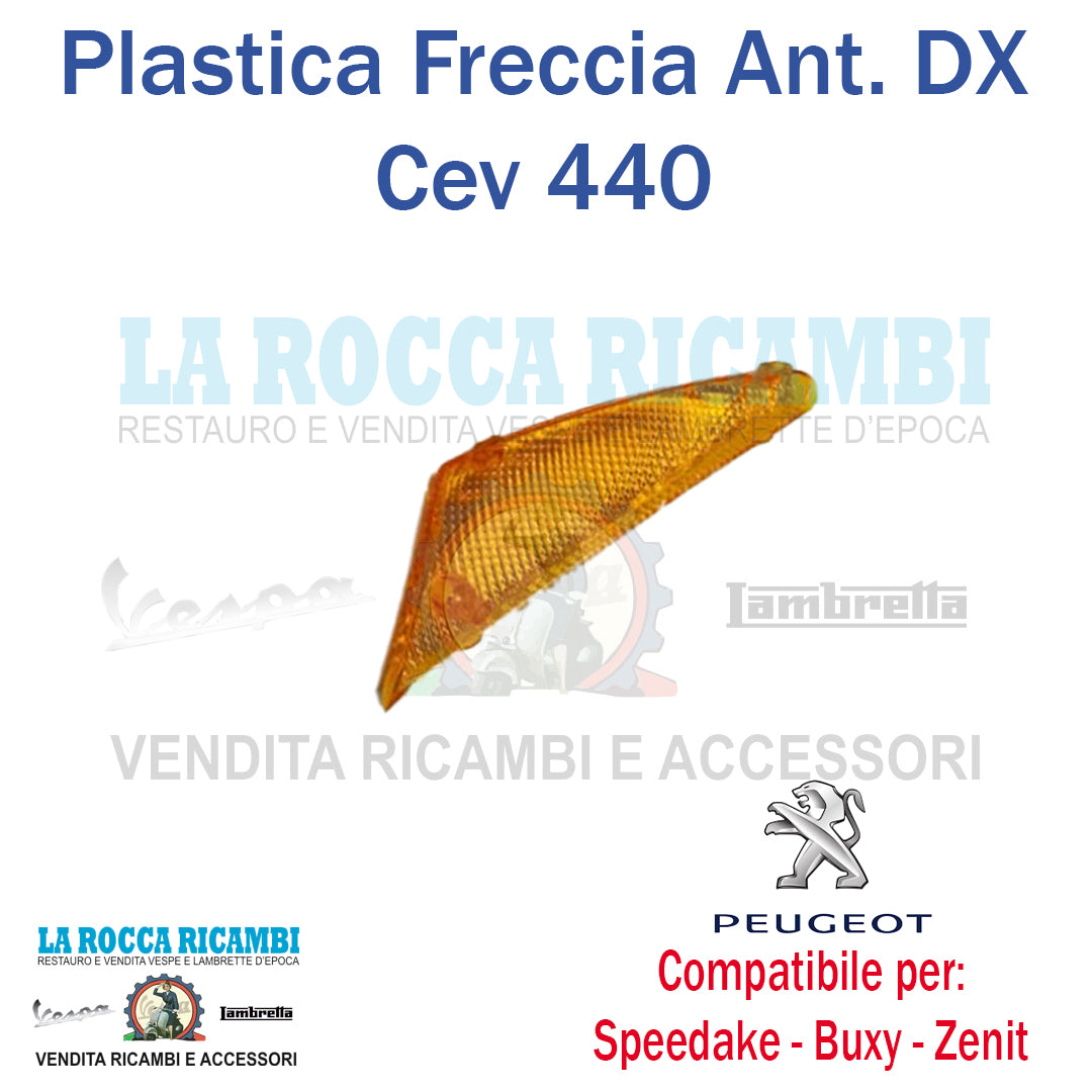 Plastica Freccia DX PEUGEOT SPEEDAKE - BUXY - ZENIT CEV 440