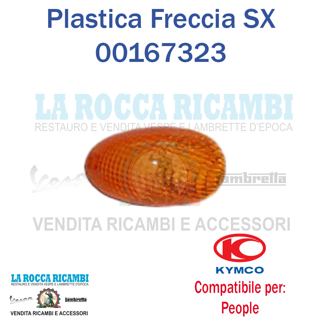 Plastica Freccia Posteriore SX Arancione KYMCO PEOPLE 50/125/150
