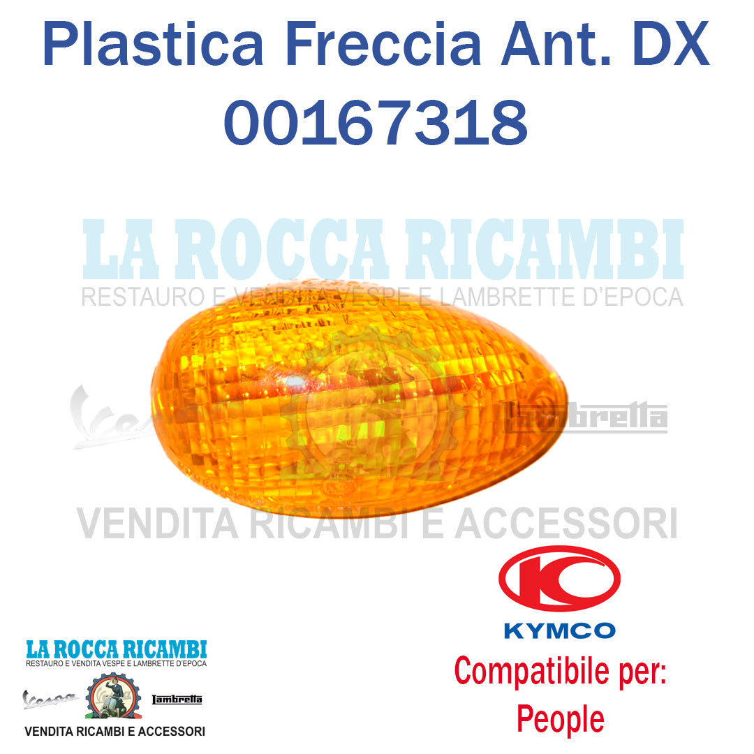 Plastica Freccia Anteriore DX Arancione KYMCO PEOPLE 50/125/150