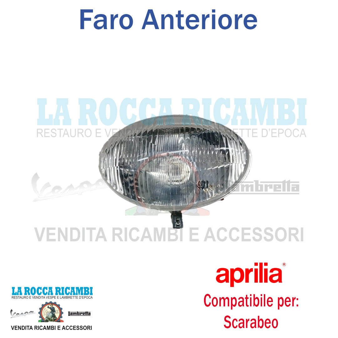 Faro Anteriore + Portalampada APRILIA SCARABEO