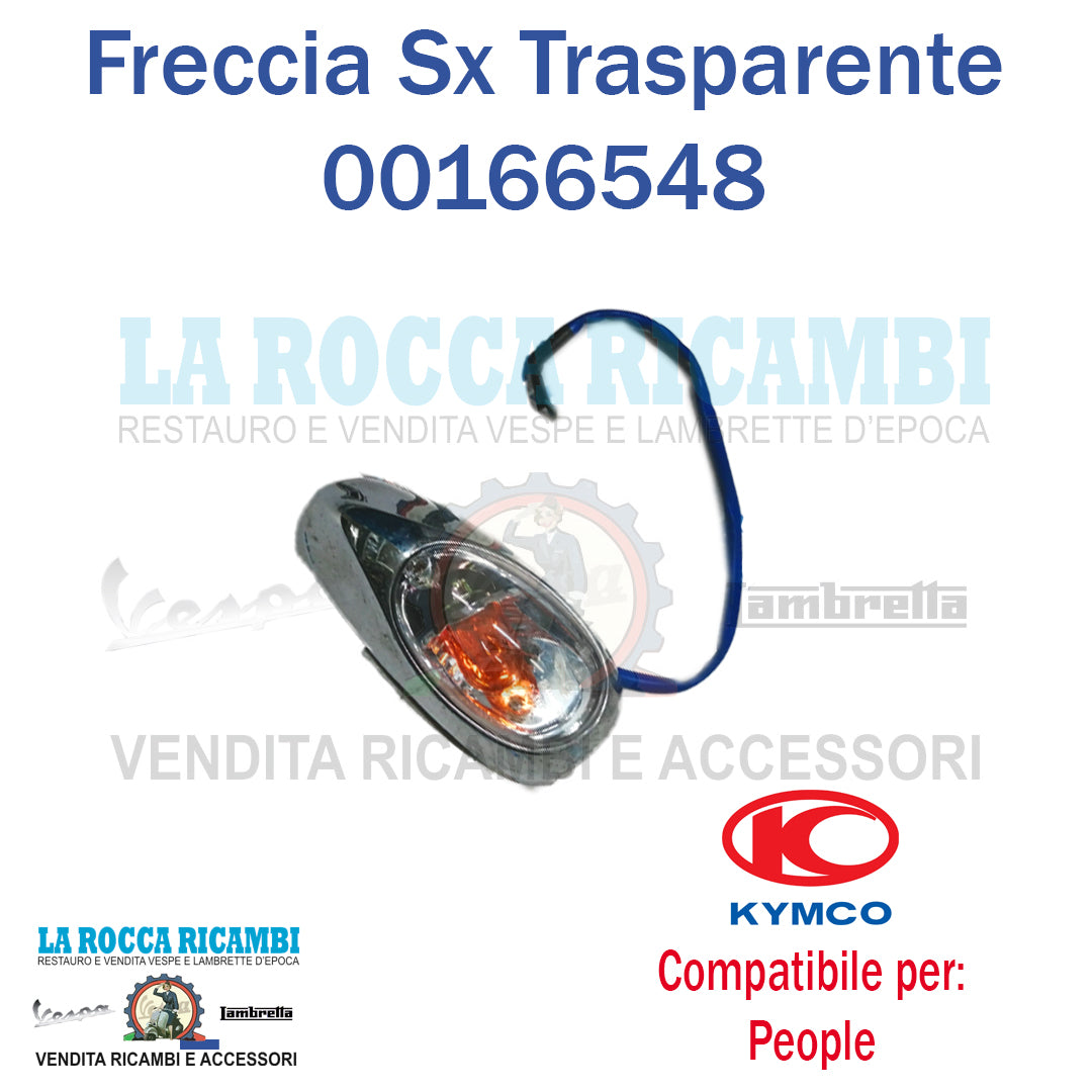 Freccia Completa Posteriore Trasparente SX KYMCO PEOPLE 125/150