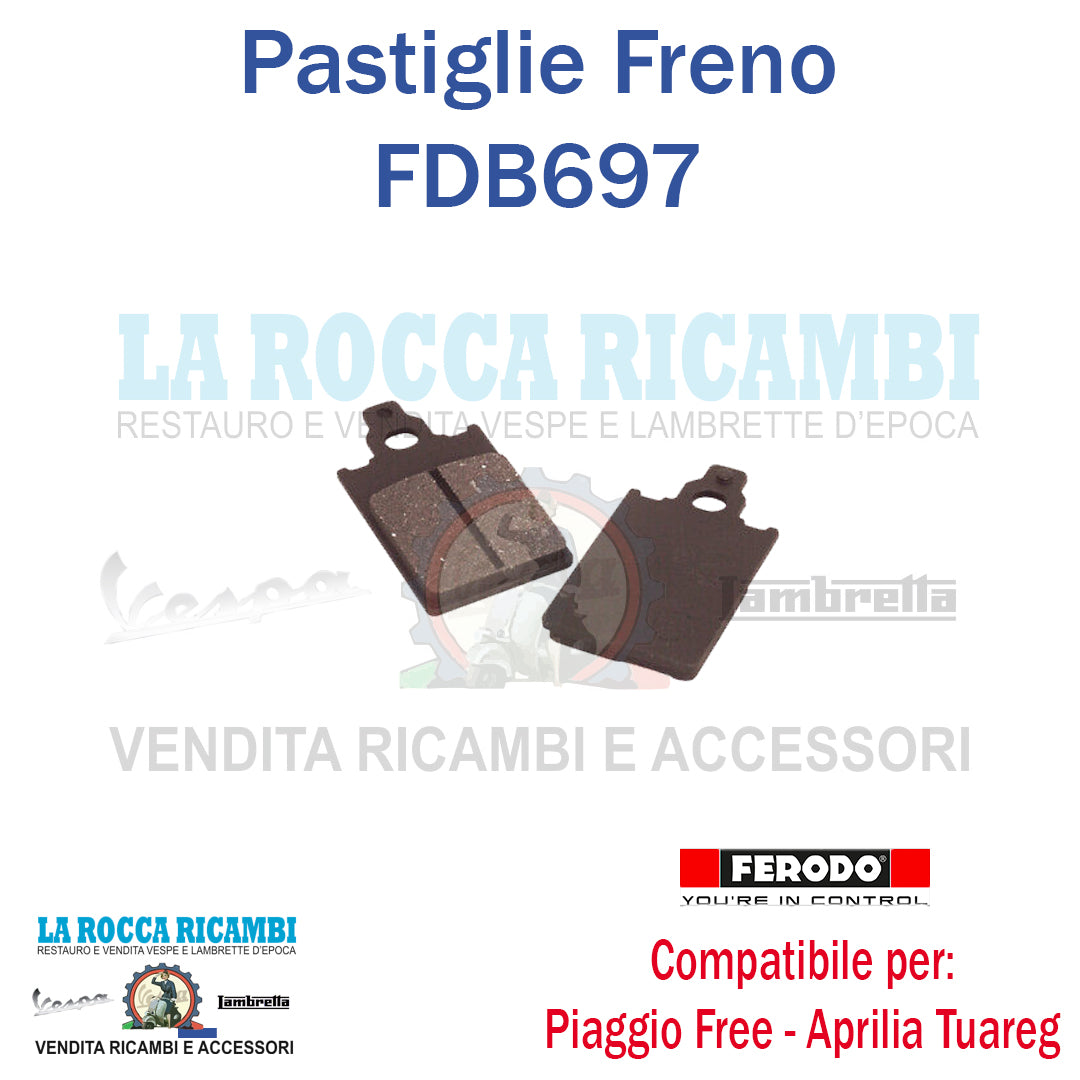 Pastiglie Freno PIAGGIO FREE - APRILIA TUAREG 50