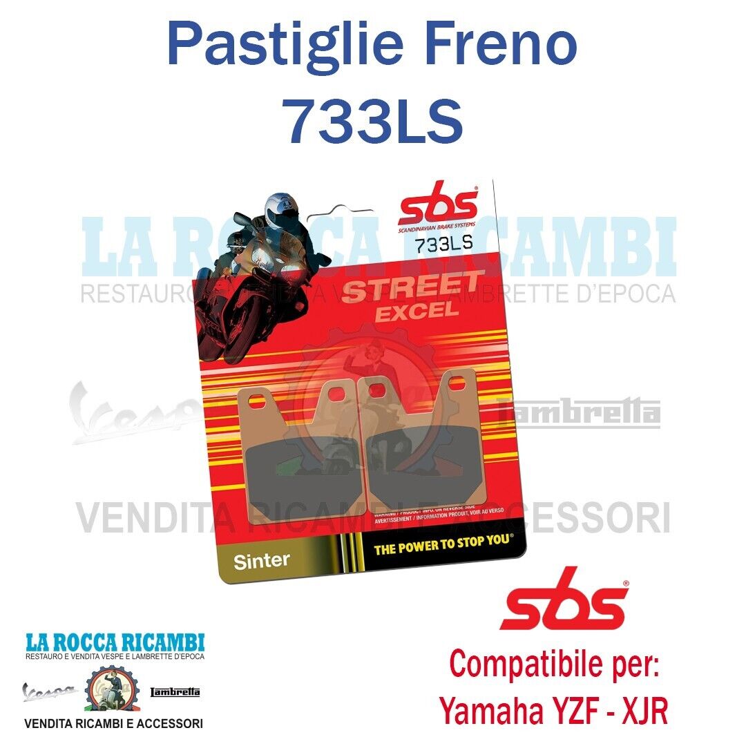 Pastiglie Freno Posteriori YAMAHA YZF - XJR Dal 1998 Al 2001
