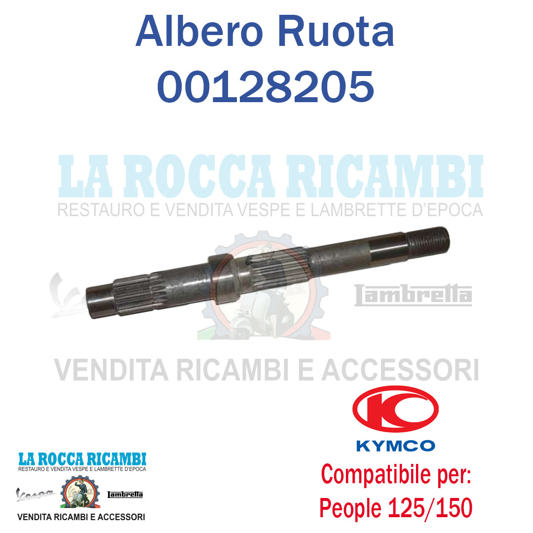 Albero Ruota Posteriore KYMCO PEOPLE S 125/150 - AGILITY 125/150/200 4T Dal 2008 Al 2012