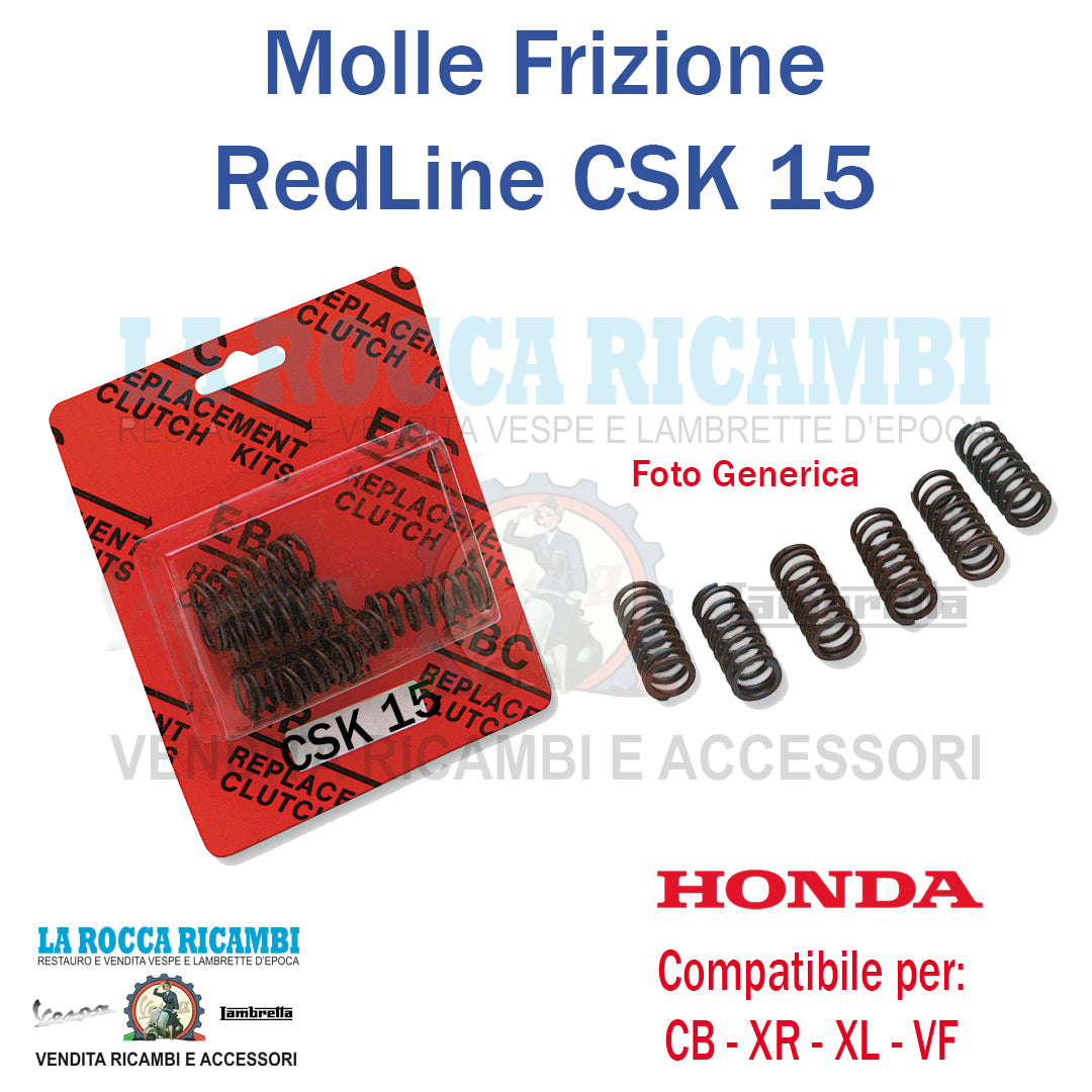 Molle Frizione HONDA CB 250/400/750 - XR 500 - XL 600 - VF 750 - SUZUKI RM 80/250/400 - GSF 400/750/1000 - GSX 750/1100