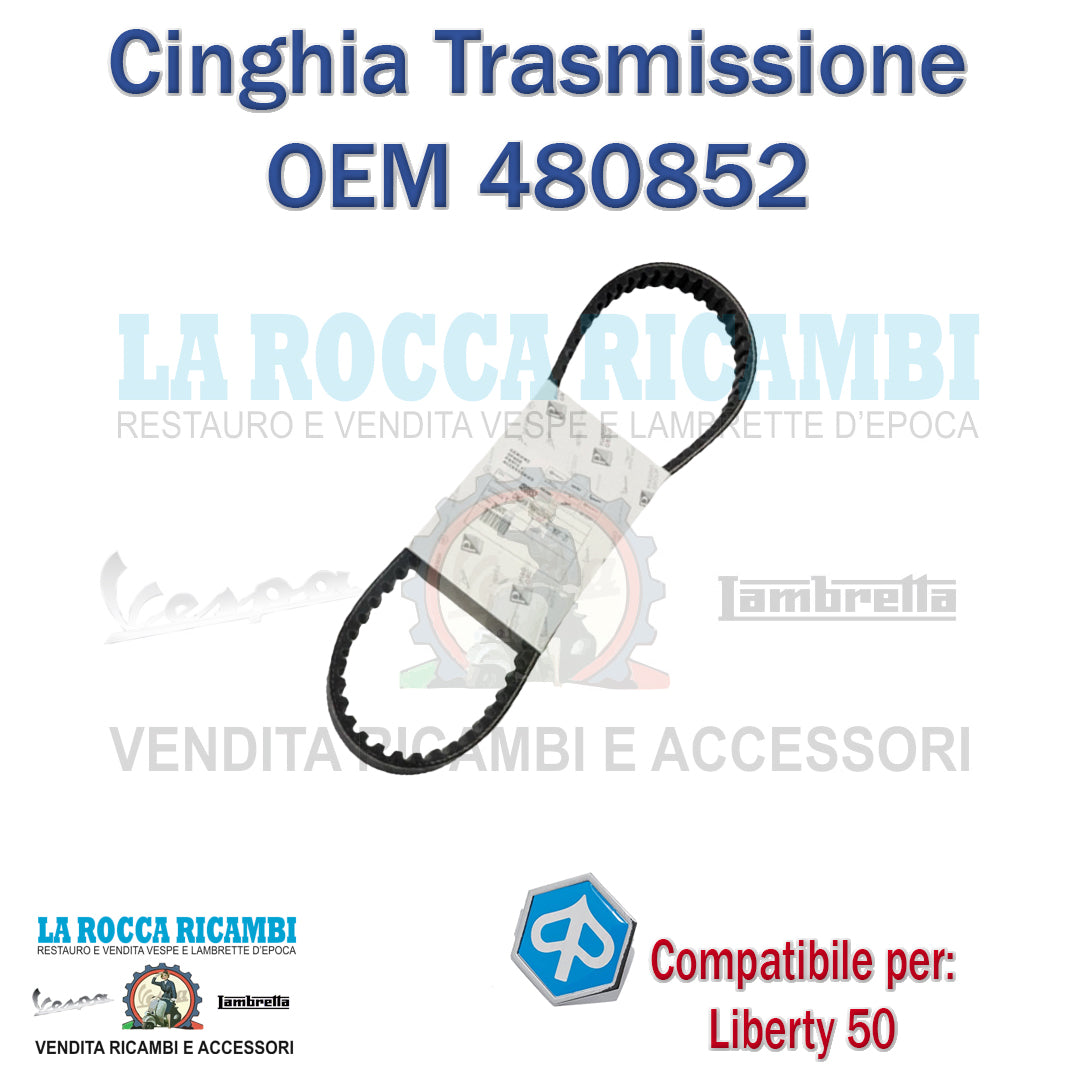 CINGHIA DI TRASMISSIONE PIAGGIO LIBERTY 50 4T PTT 2009-2017