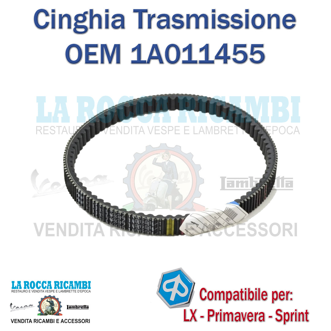 CINGHIA TRASMISSIONE VESPA LX - PRIMAVERA - SPRINT 1A011455
