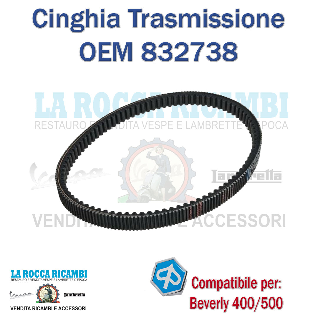 Cinghia Trasmissione PIAGGIO NEXUS 500, BEVERLY 500, X9 EVOLUTION 832738