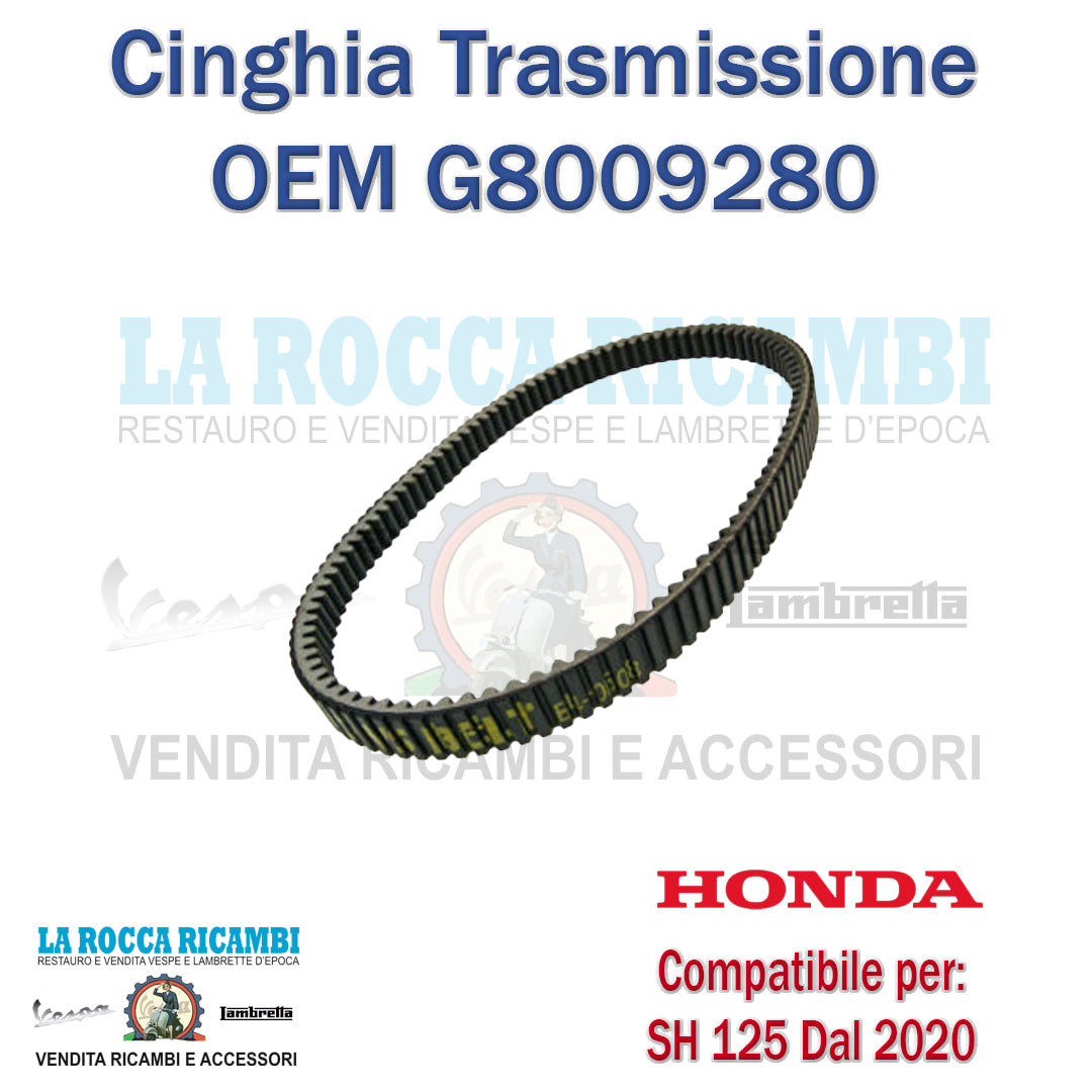CINGHIA TRASMISSIONE BANDO HONDA SH 125 DOPPIA DENTATURA DAL 2020