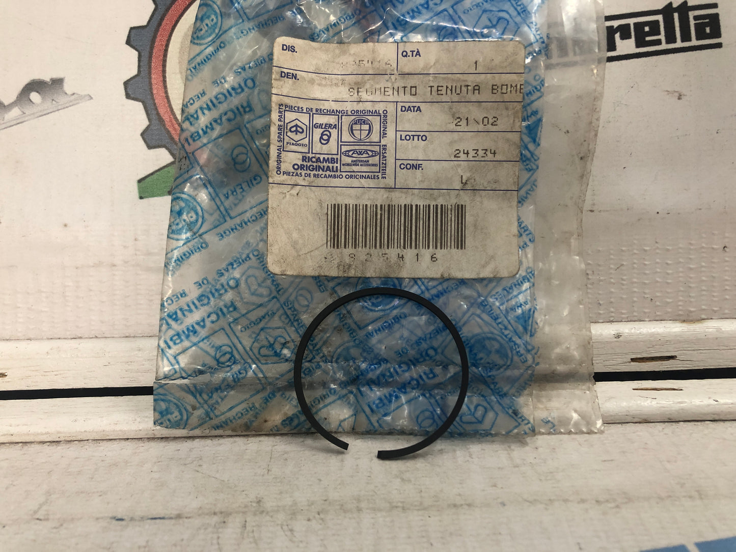 Fascia elastica pistone PIAGGIO FREE 50 Originale 925416