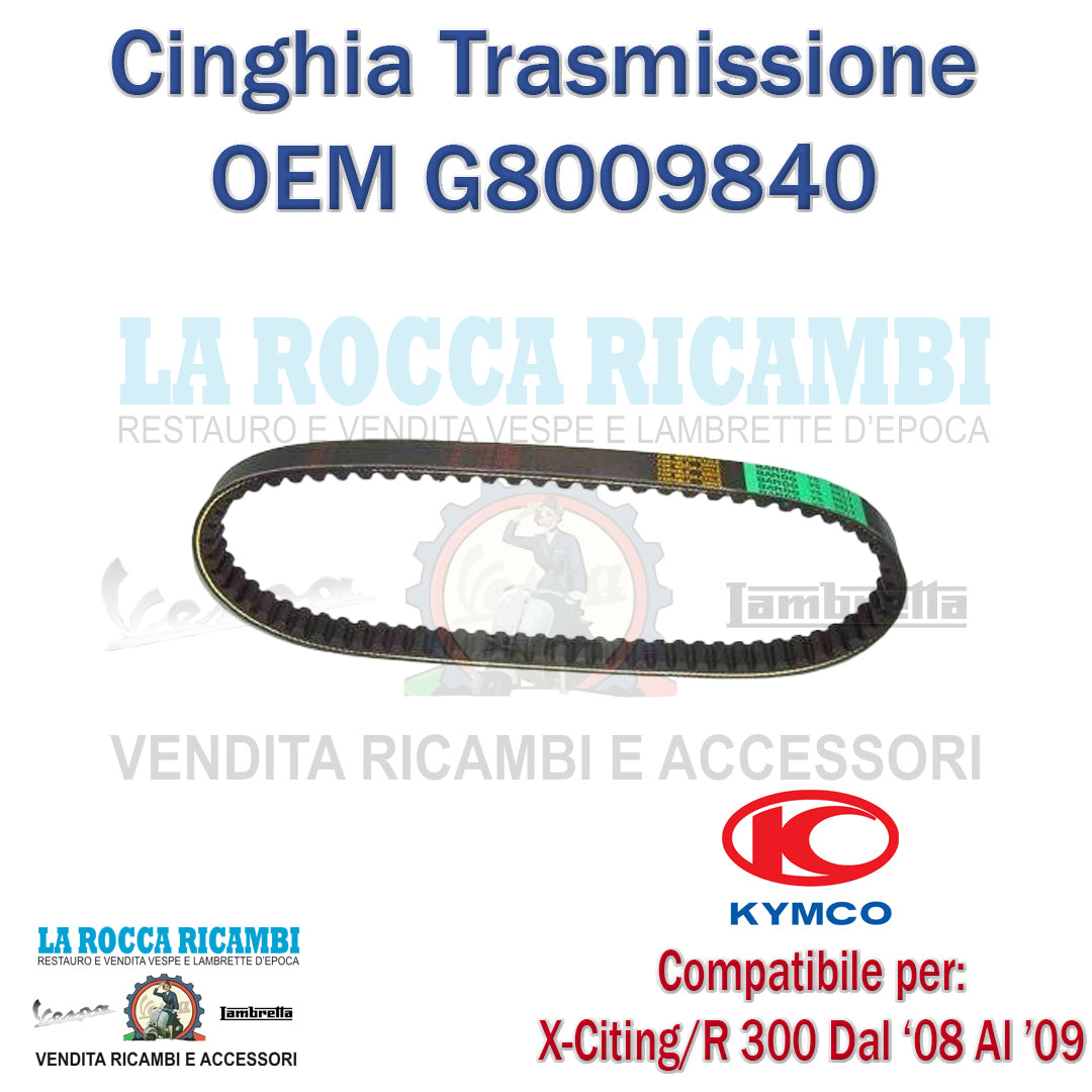 Cinghia Trasmissione BANDO KYMCO XCITING/R 300 DAL 2008 AL 2009