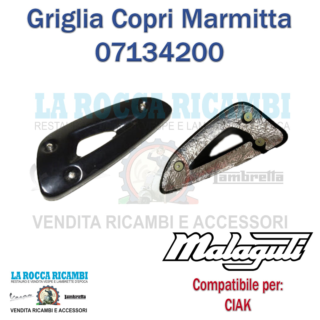 Griglia Copri marmitta F12 Aria Kat (Malaguti) 07134200
