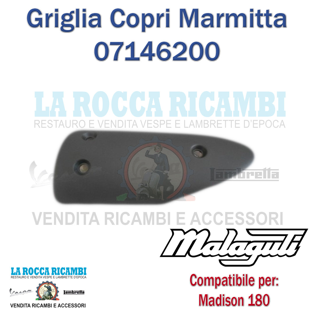 Griglia Coprimarmitta Originale MALAGUTI MADISON 180