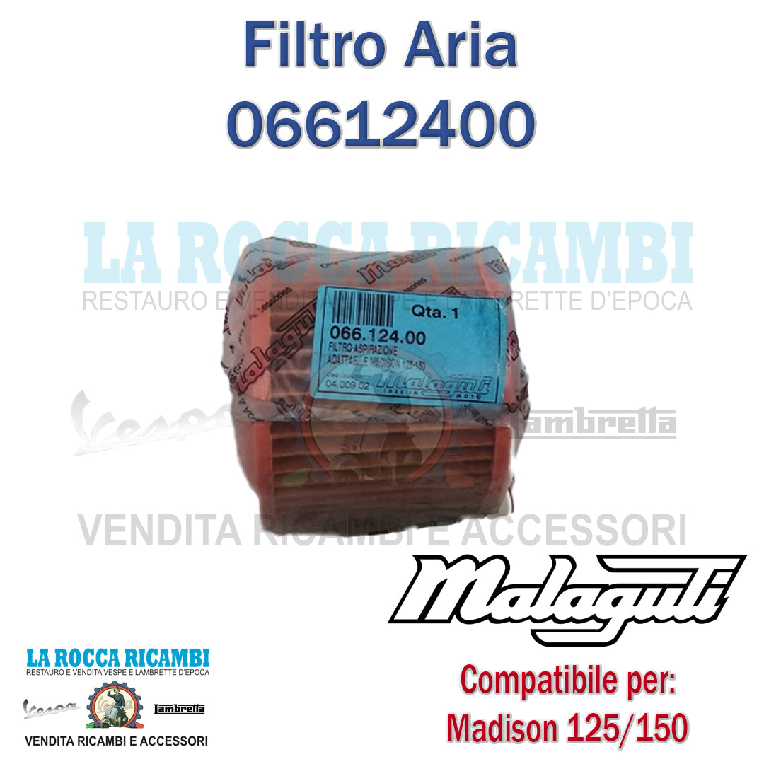Filtro Aria MALAGUTI MADISON 125-150 Originale 06612400