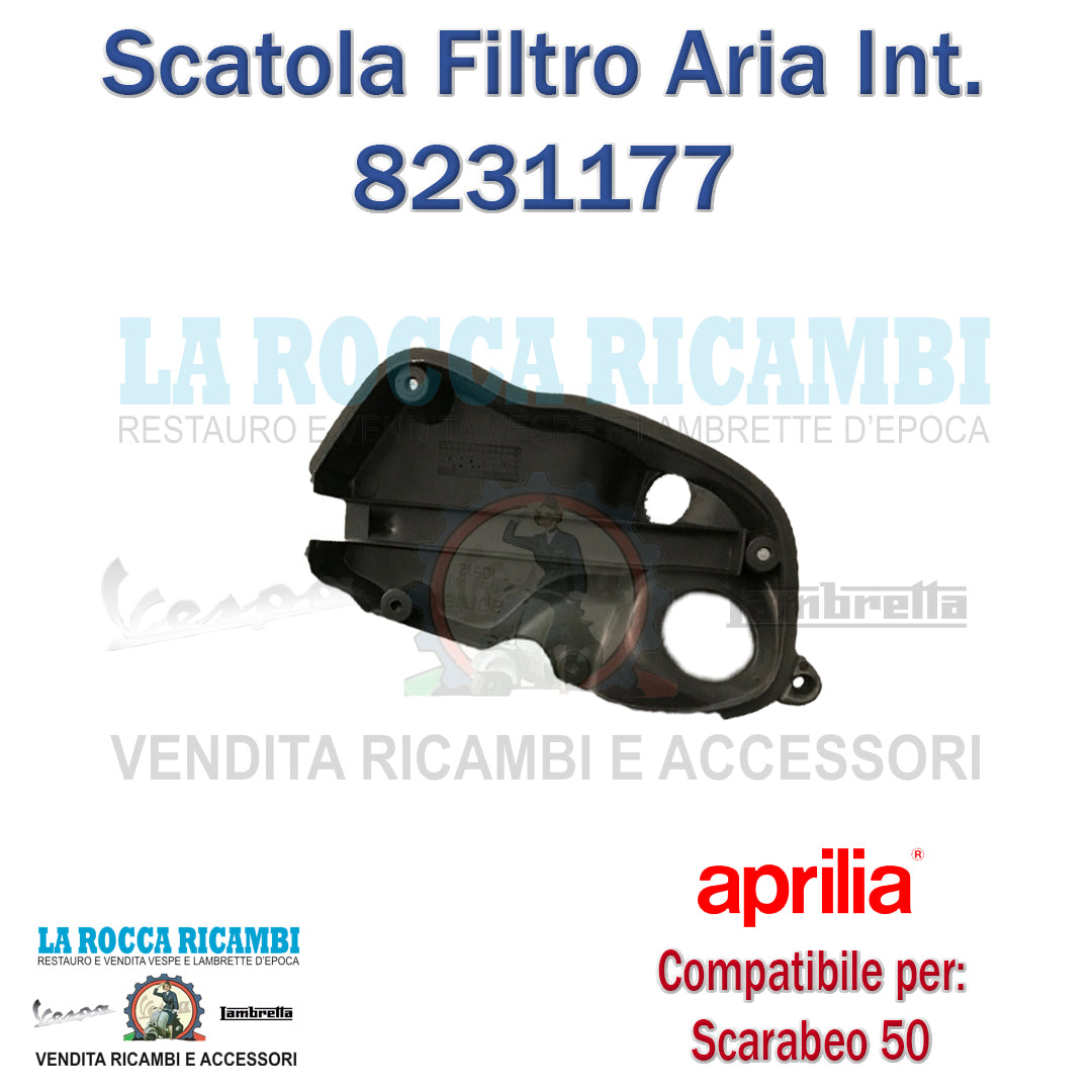 SCATOLA FILTRO ARIA INTERNA APRILIA SCARABEO 50