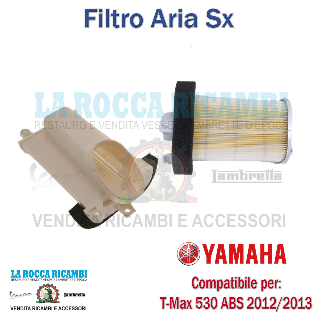 FILTRO ARIA CARTER SINISTRO SX YAMAHA T-MAX TMAX 530 2012 2013 ABS