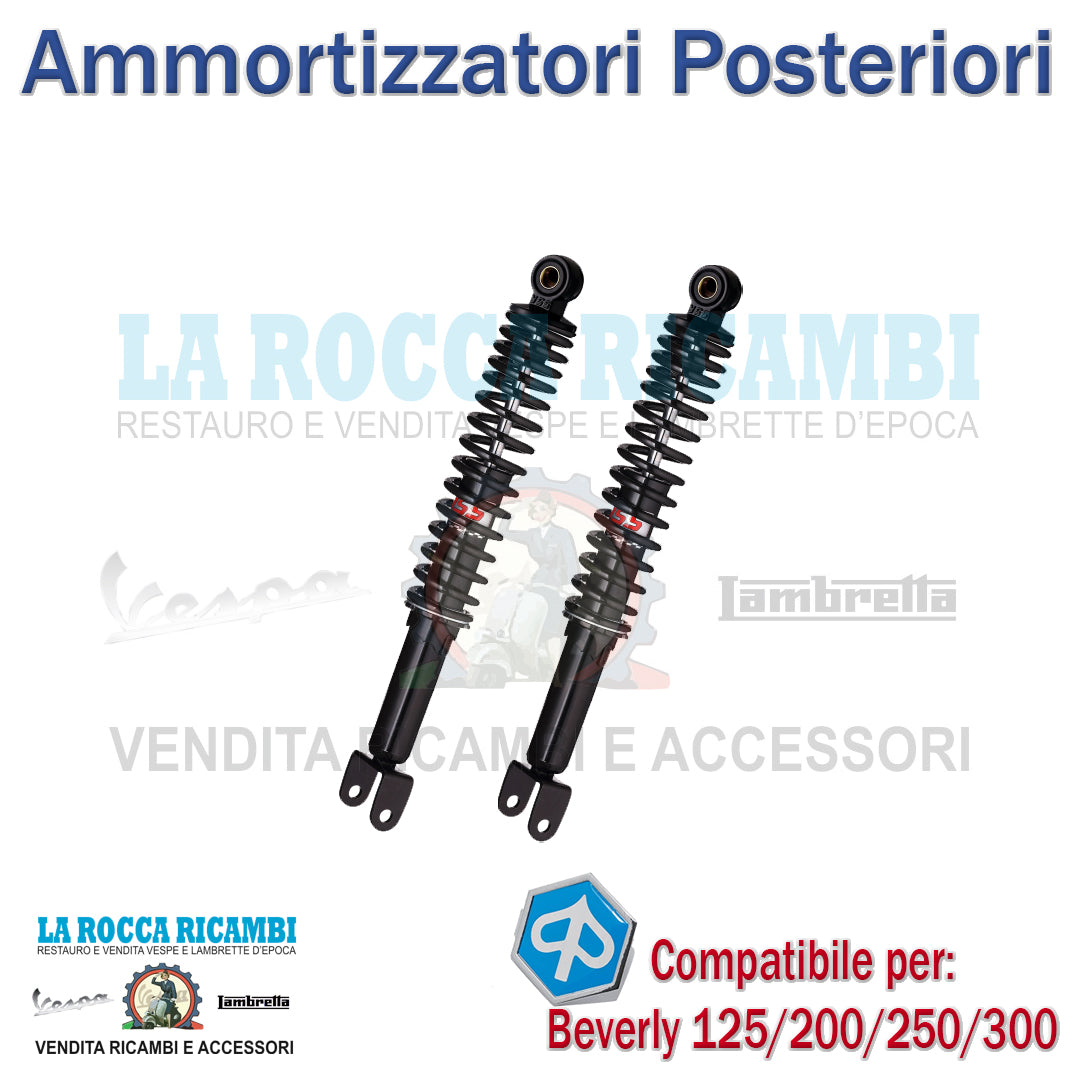 AMMORTIZZATORI POSTERIORI PIAGGIO BEVERLY 125/200/250/300 DAL 2001