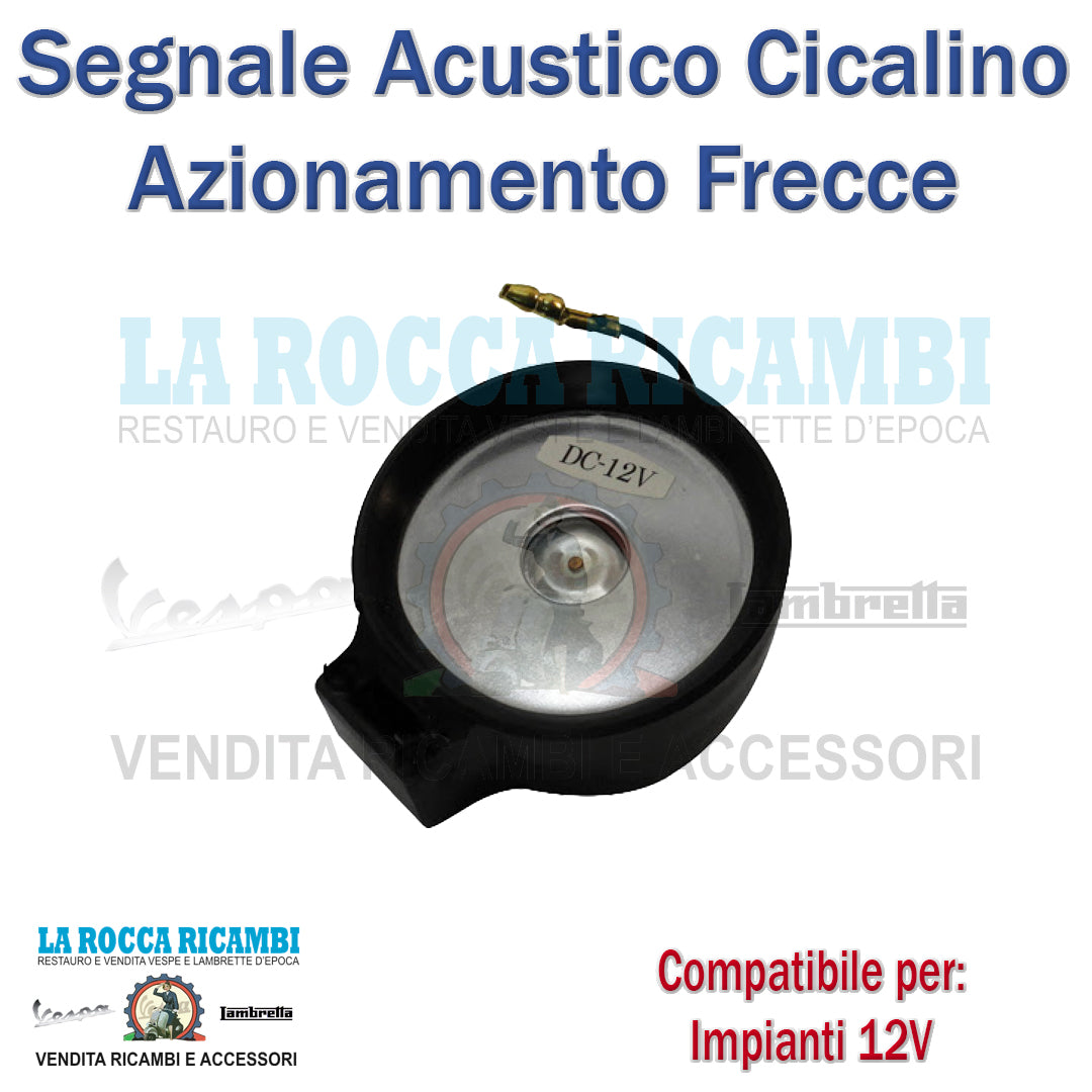 Segnale Acustico Cicalino Azionamento Frecce Per Impianti 12V