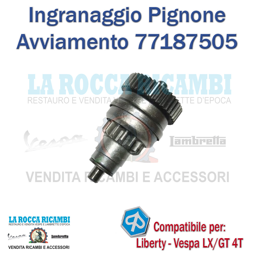 PIGNONE RINVIO AVVIAMENTO PIAGGIO LIBERTY - APRILIA SCARABEO