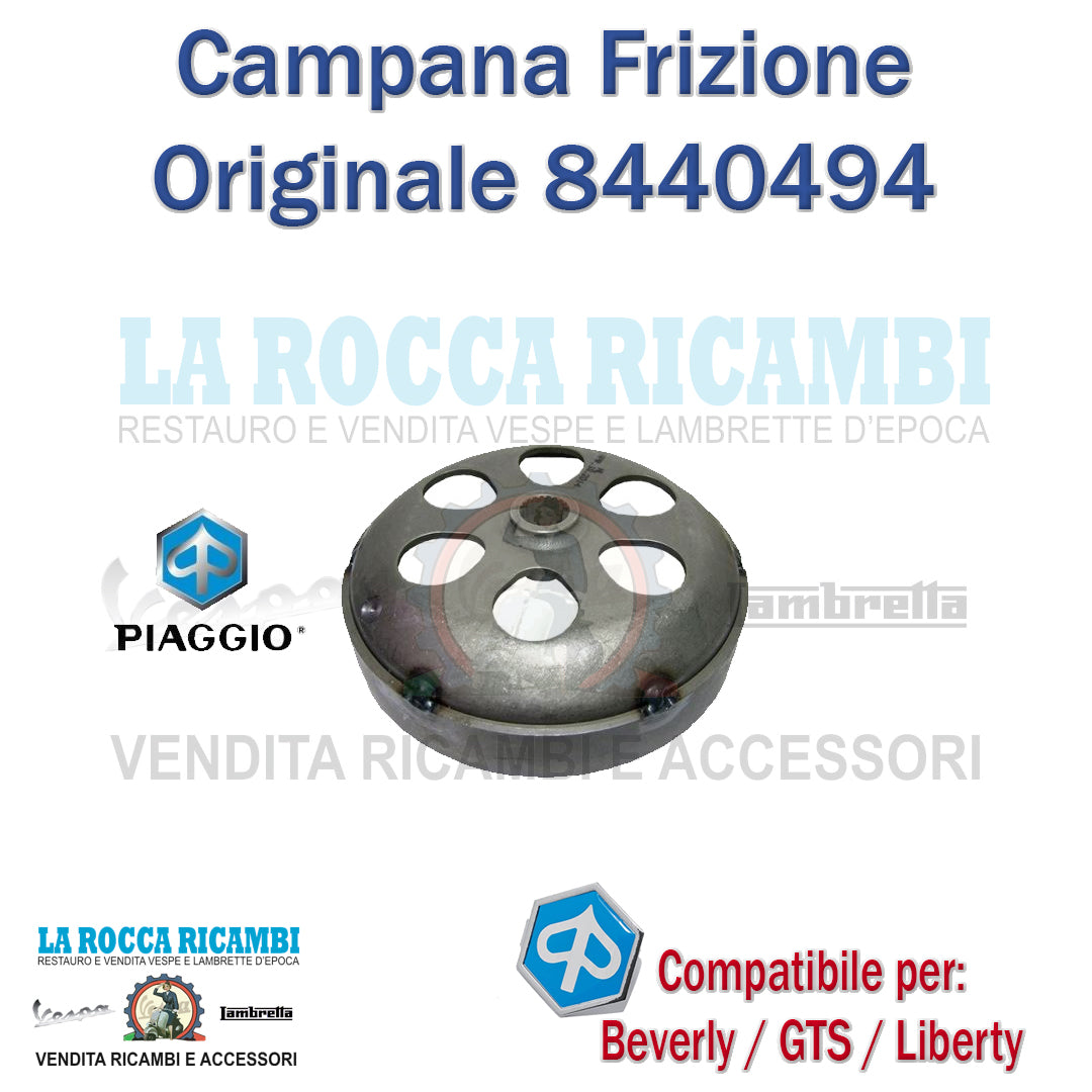 CAMPANA FRIZIONE APRILIA - GILERA - PIAGGIO 125/150/180/200/250/300