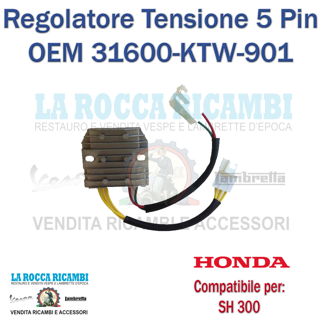 REGOLATORE TENSIONE HONDA SH 300 DAL 2007 AL 2010
