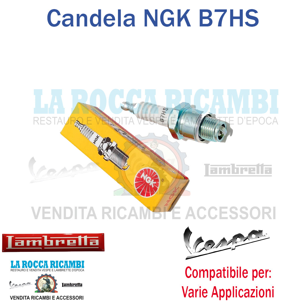 Candela NGK B7HS 5110 per Vespa 50 / 125 / 150 (Passo Corto) Equivalente P82M