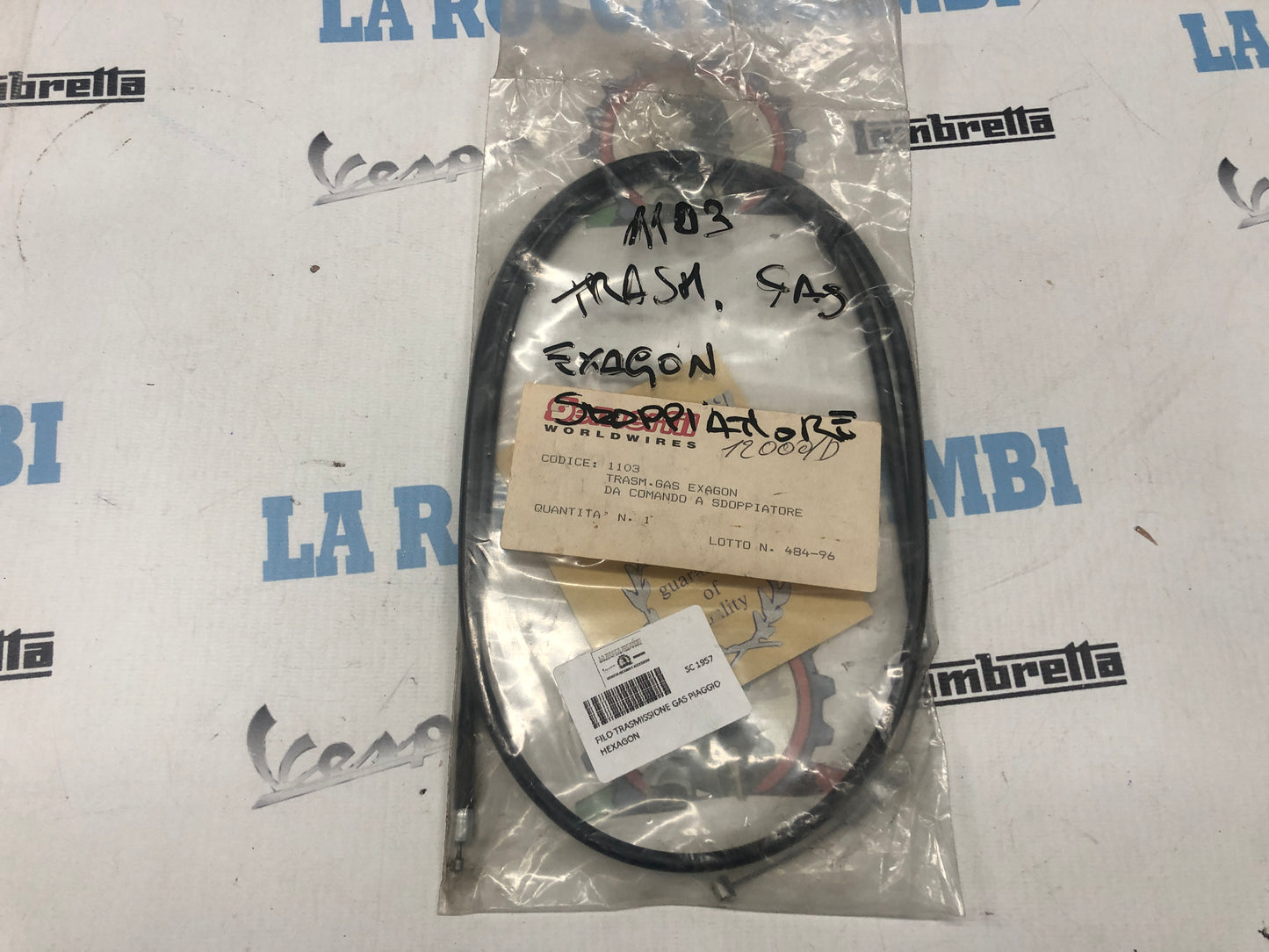 FILO TRASMISSIONE GAS PIAGGIO HEXAGON