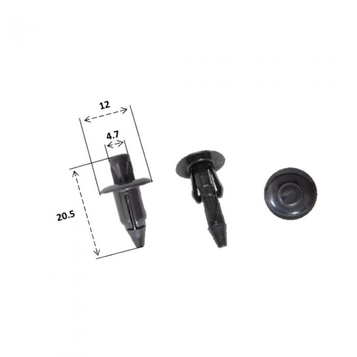 Rivetto in plastica Suzuki r.o.: 09409-06314-5PK