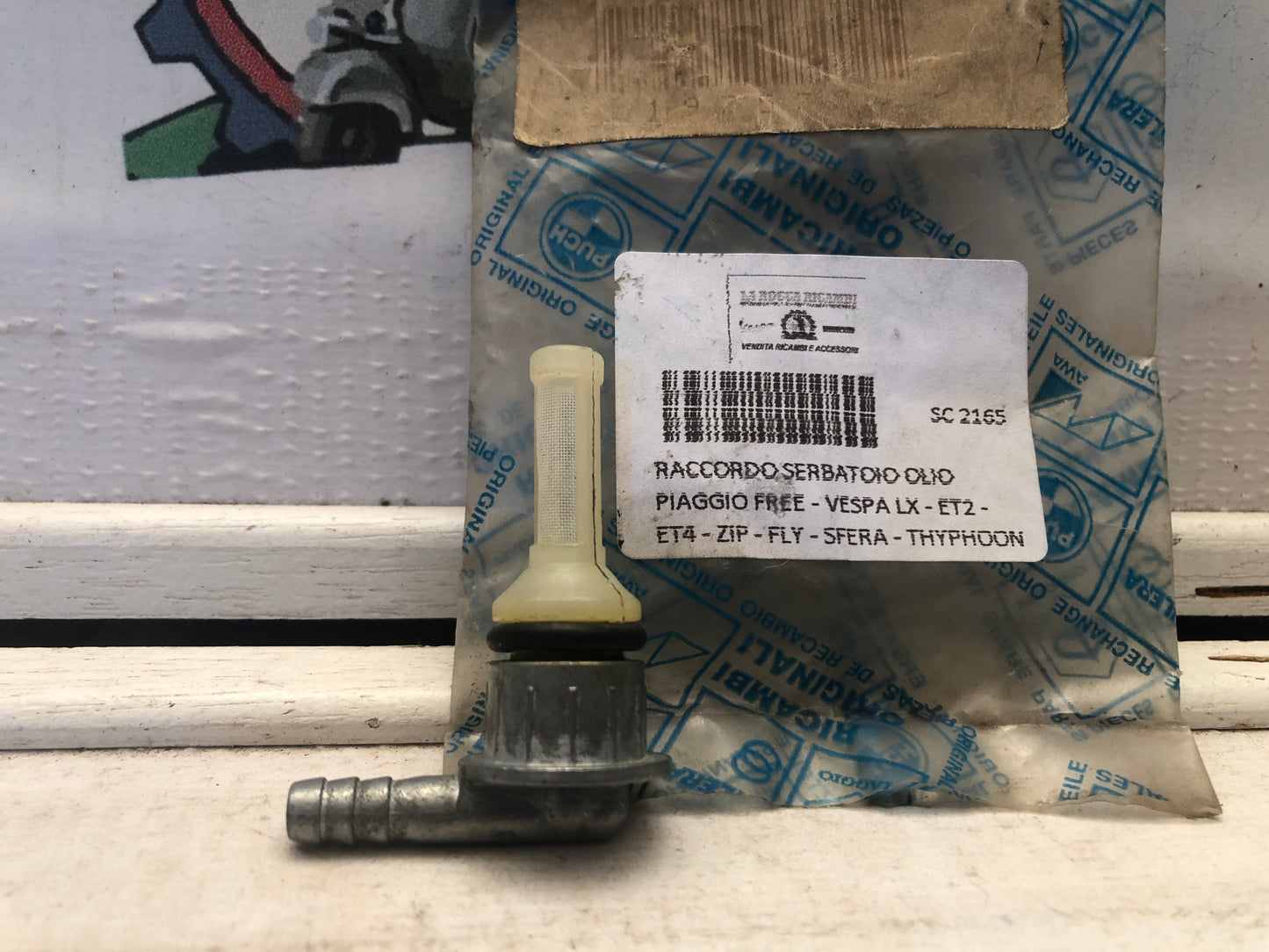 RACCORDO OLIO PIAGGIO FREE/ET2/ET4/ZIP 197572