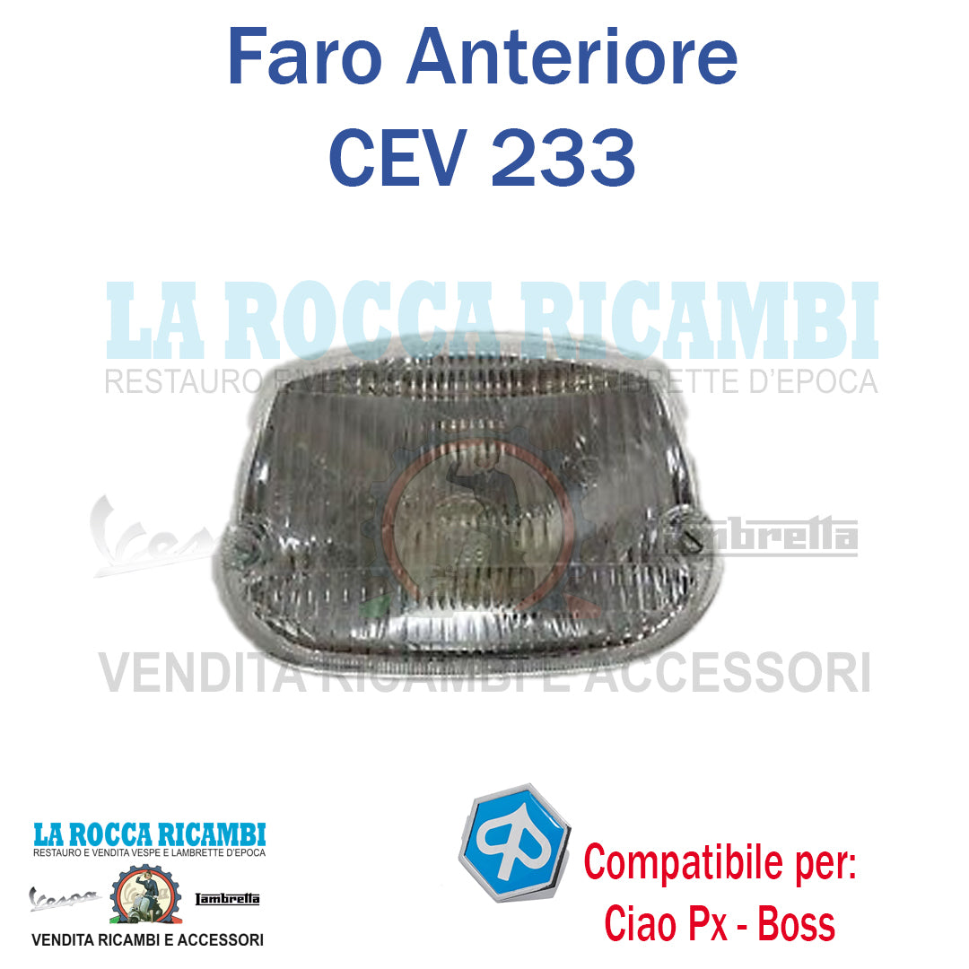 Ottica Faro Anteriore PIAGGIO CIAO PX - BOSS