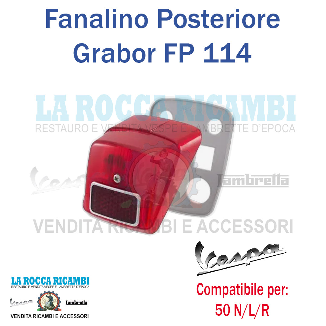 Fanalino Posteriore Vespa 50 L / N / R Dal 1965 al 1972 R.O 102459
