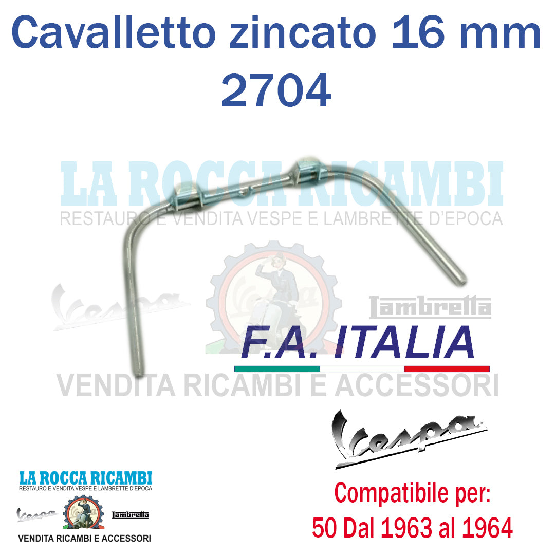 Cavalletto Centrale Zincato Vespa 50 N Serie 1 Dal 1963 Al 1965