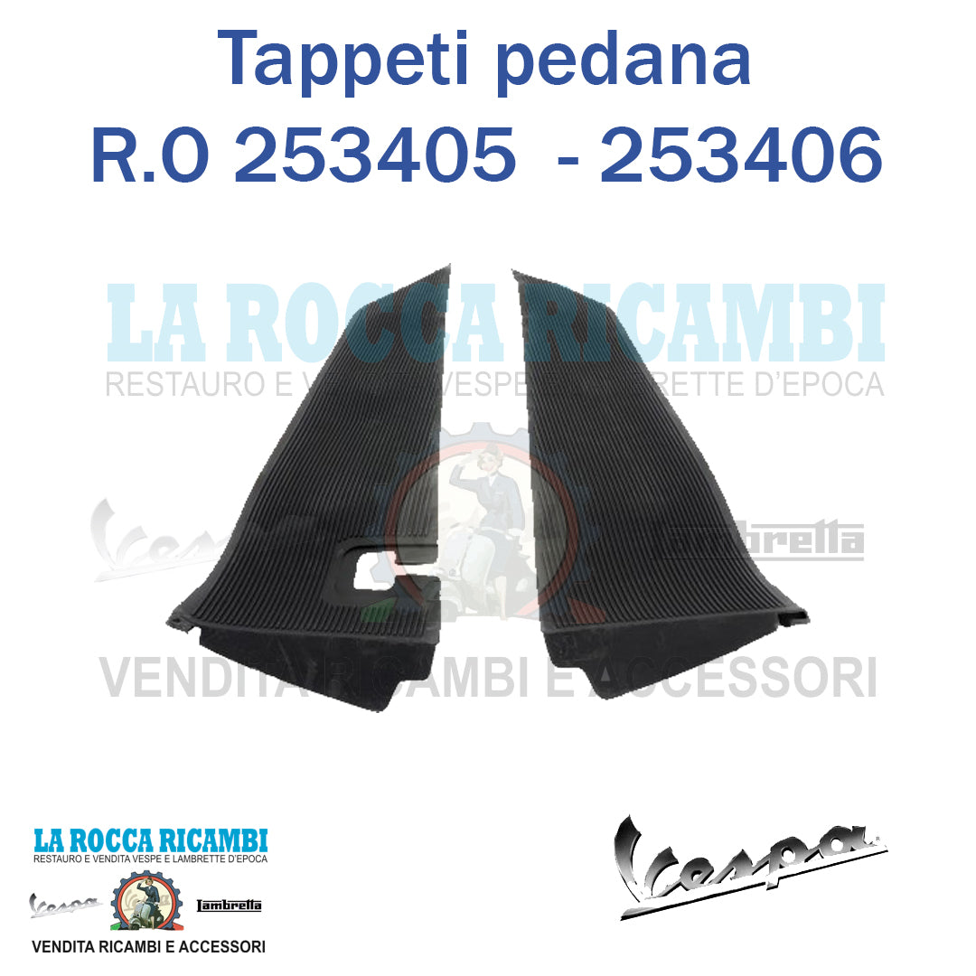 Tappeti Pedana Vespa PK XL - RUSH - PK N R.O 253405 - 253406
