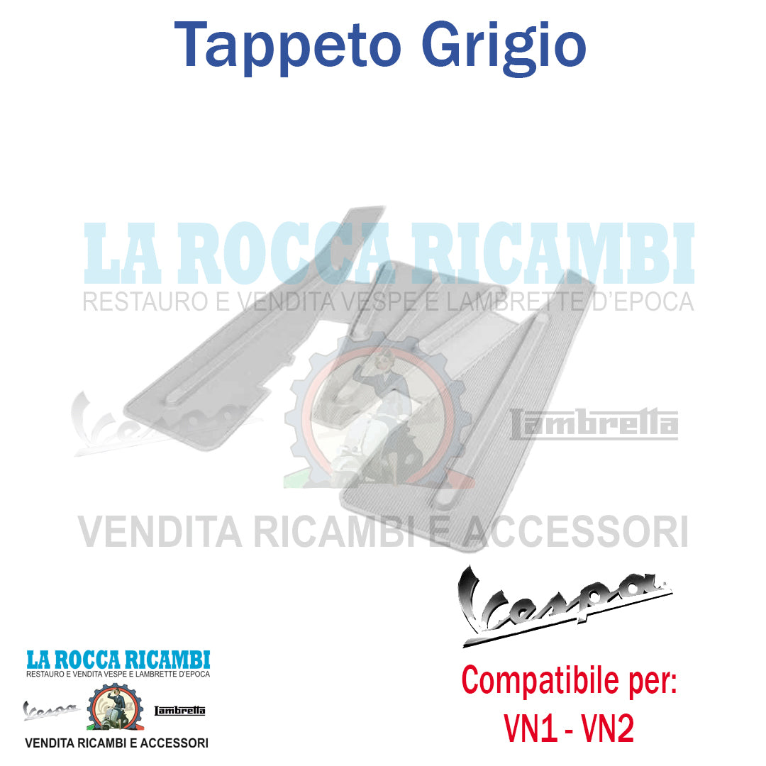 Tappeto Grigio Vespa VN1 - VN2 (5 Listelli)