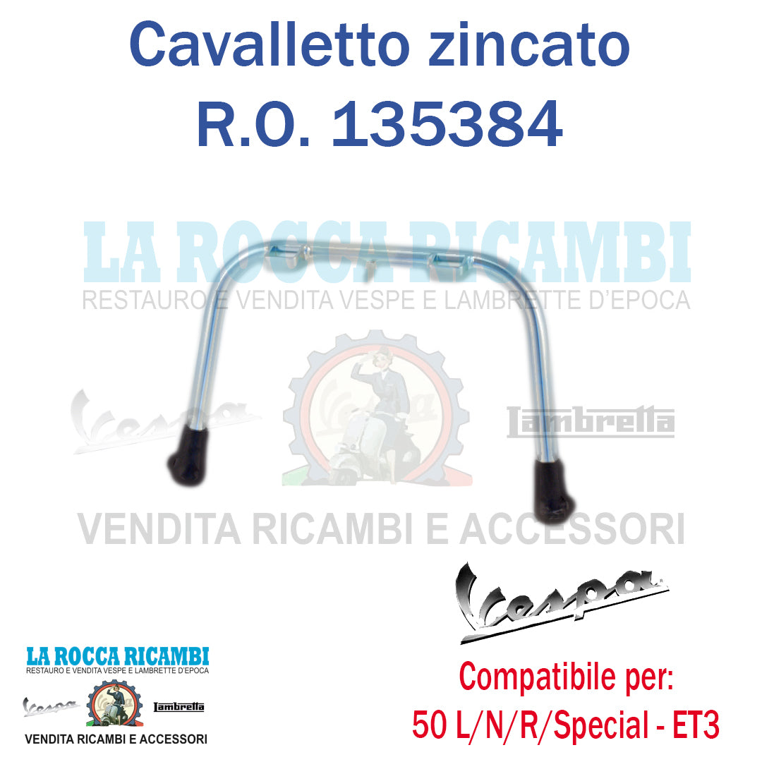 Cavalletto Zincato Vespa 50 N/L/R/Primavera/ET3/90 - Originale Piaggio 135384