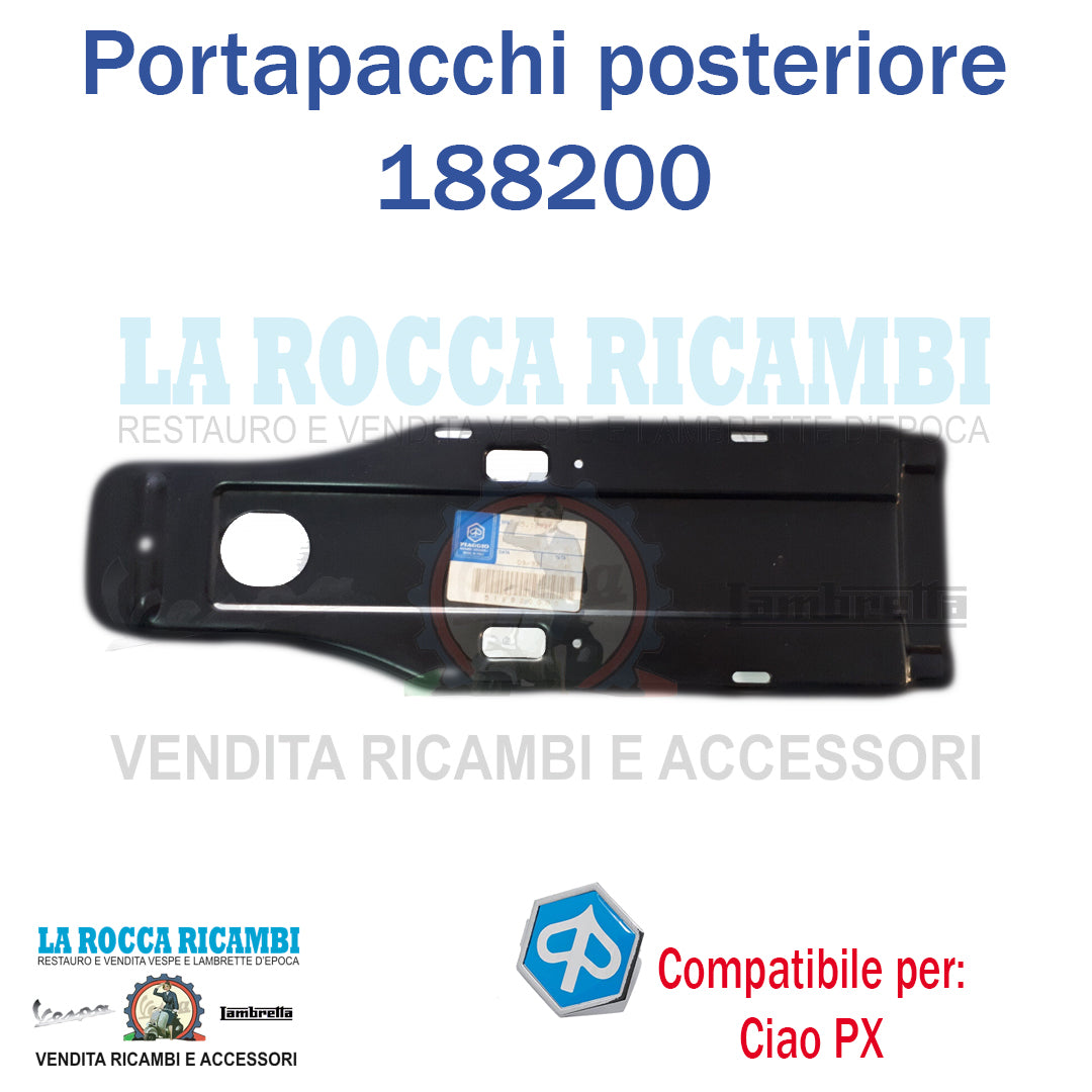 Portapacchi Nero Piaggio Ciao PX - Originale Piaggio 188200
