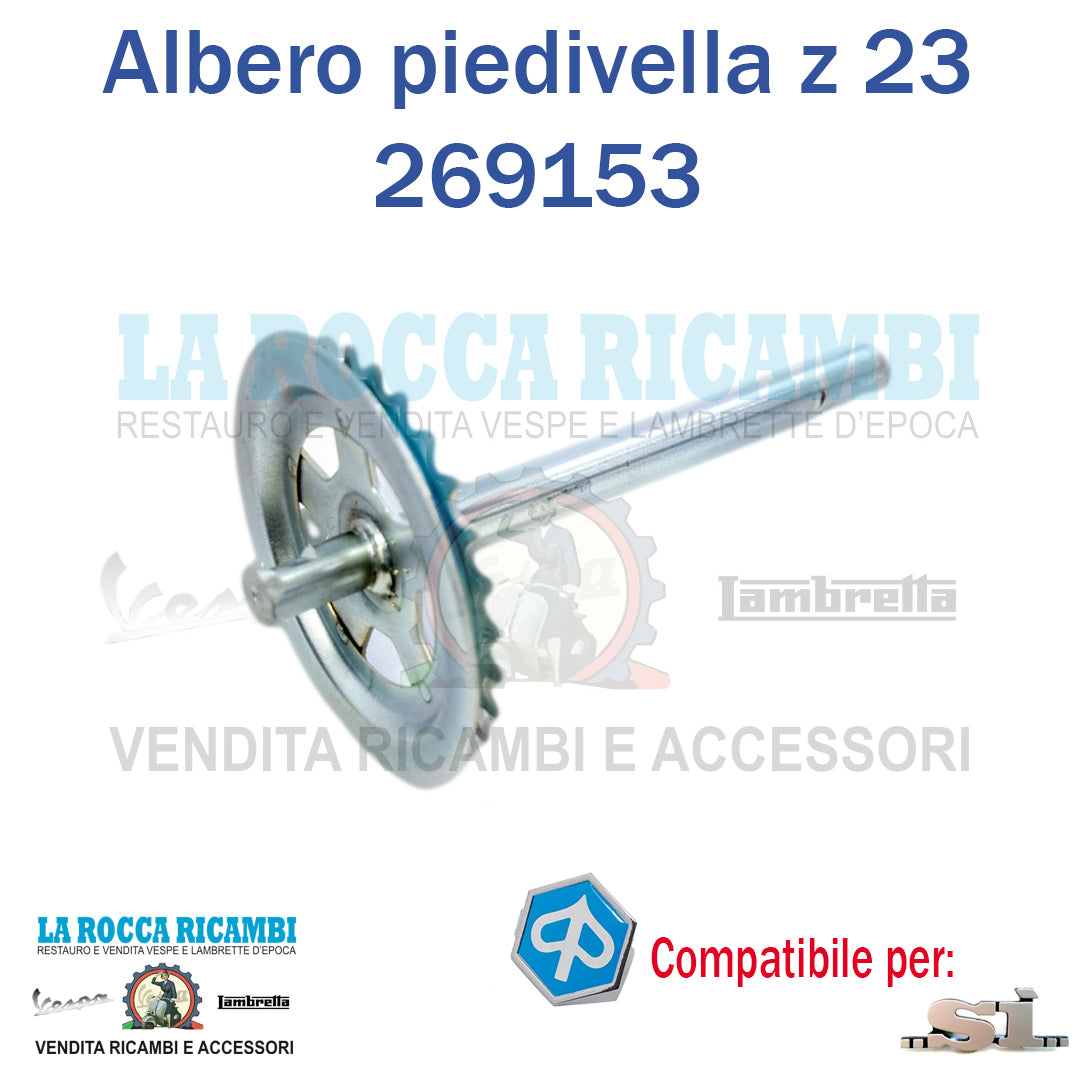 Albero Pedivella Z23 Piaggio SI Originale Piaggio Codice 269153