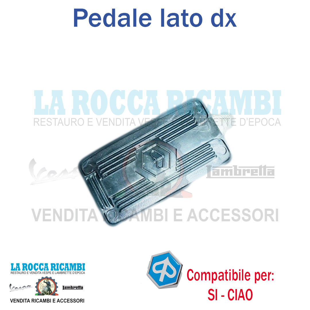 Pedale destro Piaggio SI/Ciao Originale 191643