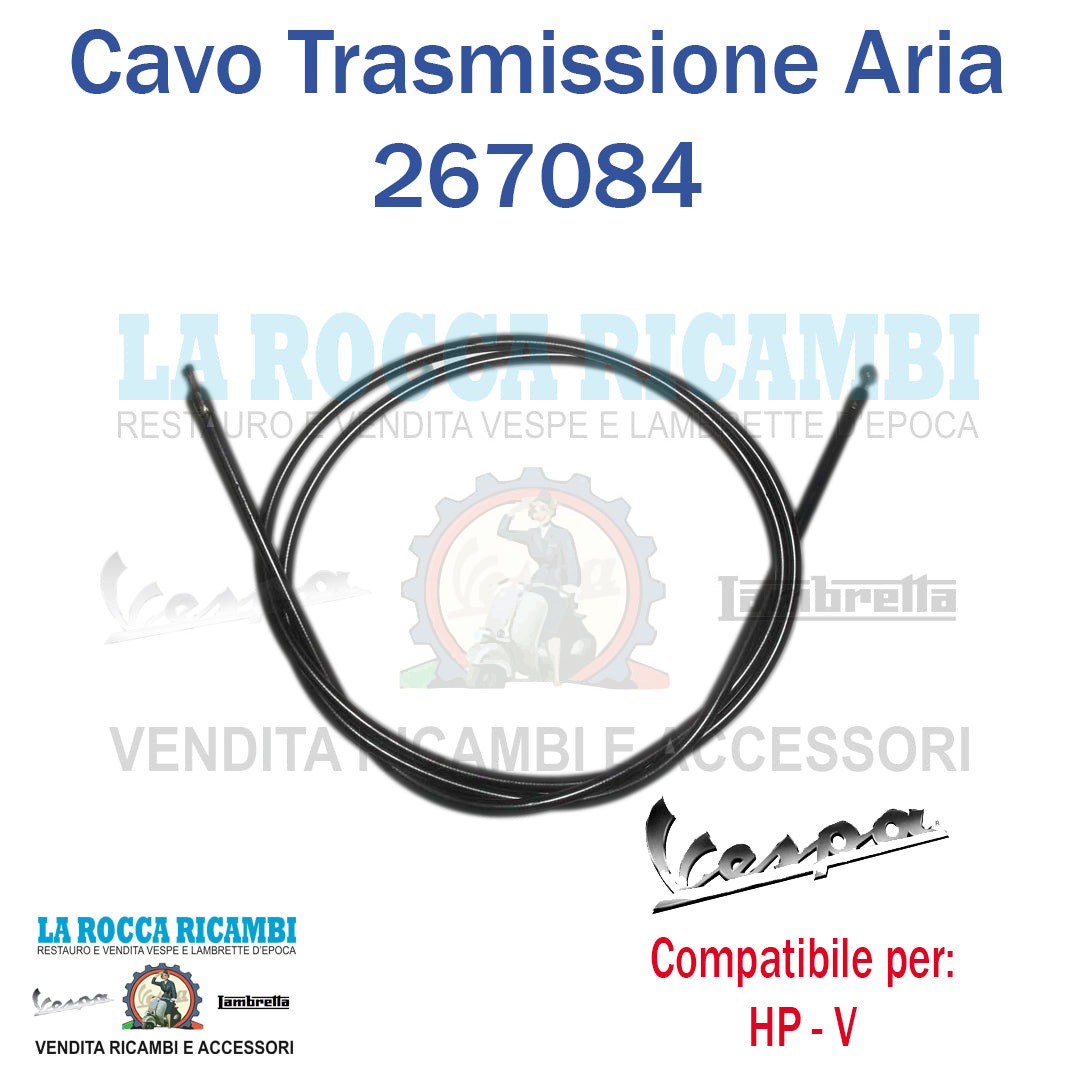 Cavo trasmissione aria Vespa HP - V - Ricambio R.O 267084