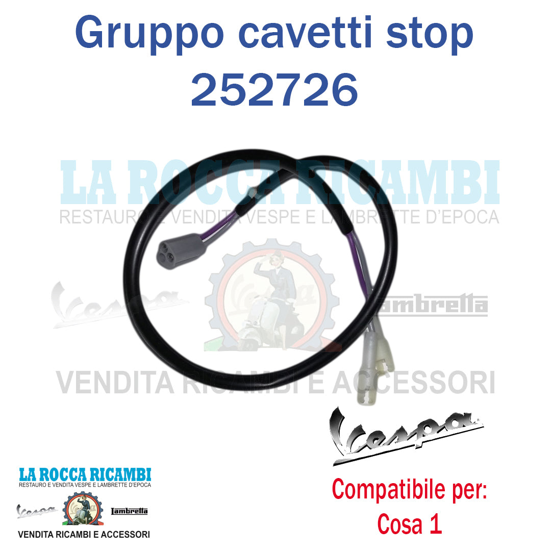 Cavetto pulsante Stop Piaggio Cosa 1 - Originale 252726