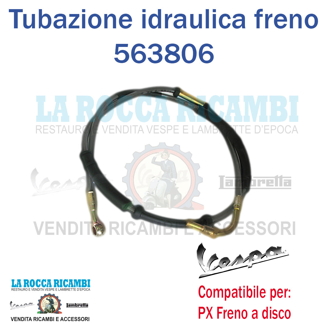 Tubo freno anteriore Piaggio Vespa PX con freno a disco 125 150 200 (1998-2017)
